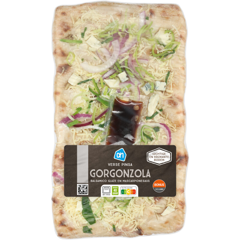 Een afbeelding van AH Verse pinsa gorgonzola