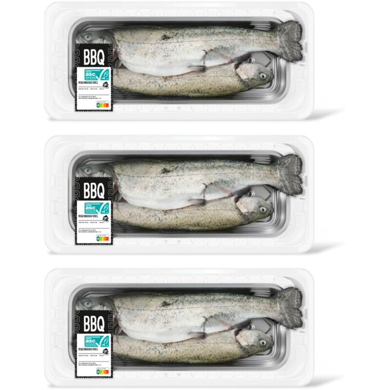 AH BBQ regenboogforel 3-pack