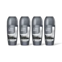 Dove Deodorant roller invisible dry 4-pack