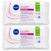 NIVEA Reinigingsdoekje droge/gevoelig huid 2pk