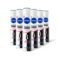 NIVEA Black & white original anti-transp 6pack