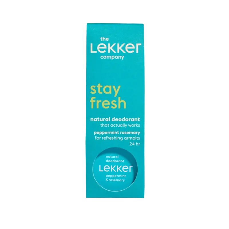 The Lekker Company Natural deodorant peppermint rosemary