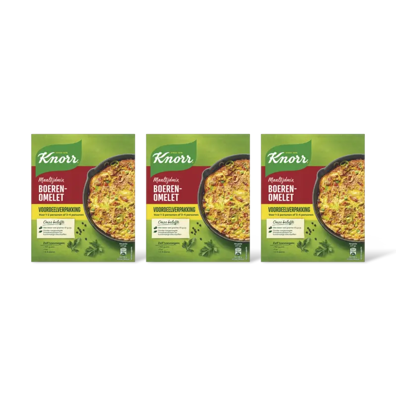 Knorr Maaltijdmix boerenomelet 3-pack