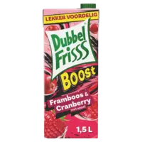 DubbelFrisss Boost framboos & cranberry