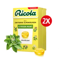 Ricola Citroen munt suikervrij 2-pack