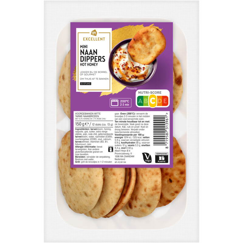 AH Excellent Hot honey mini naan dippers