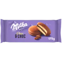 Milka Choc & choc cakejes met chocolade