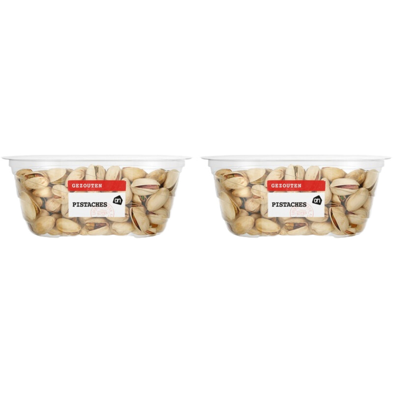 Een afbeelding van AH Pistachenoten gezouten 2-pack