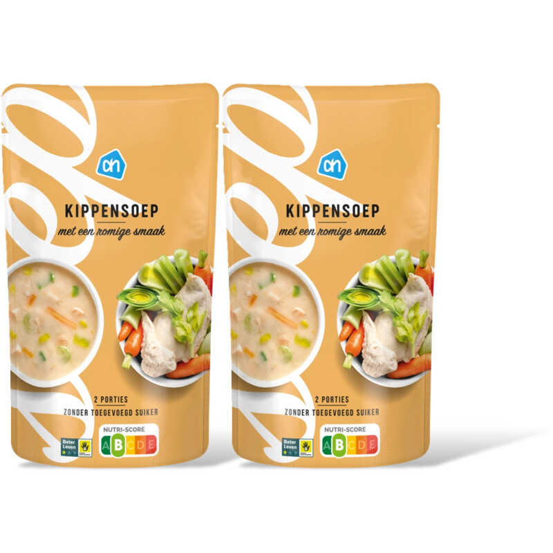 AH Romige kippensoep 2-pack