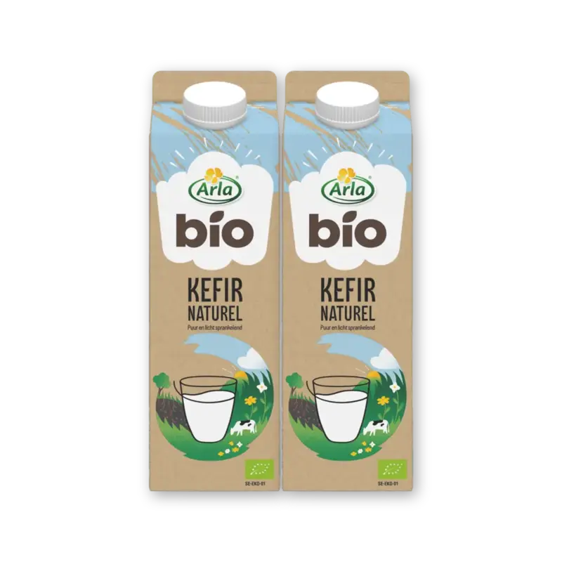 Biologisch kefir naturel 2-pack