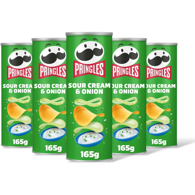 Pringles Sour cream & onion 5-pack