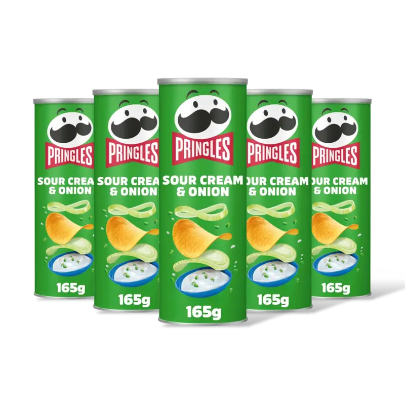 Pringles Sour cream & onion 5-pack