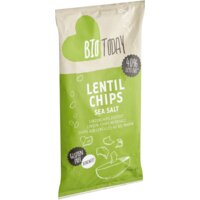 Een afbeelding van BioToday Linzenchips zeezout