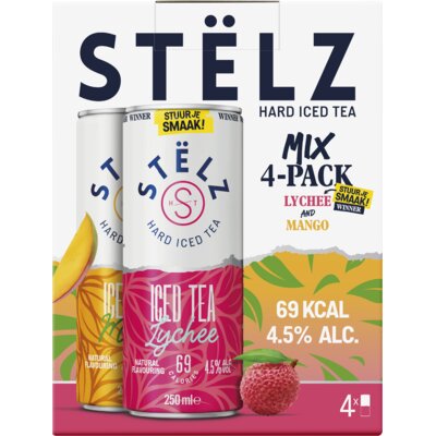 pdp-image-Stëlz Hard iced tea mango lemon 4-pack