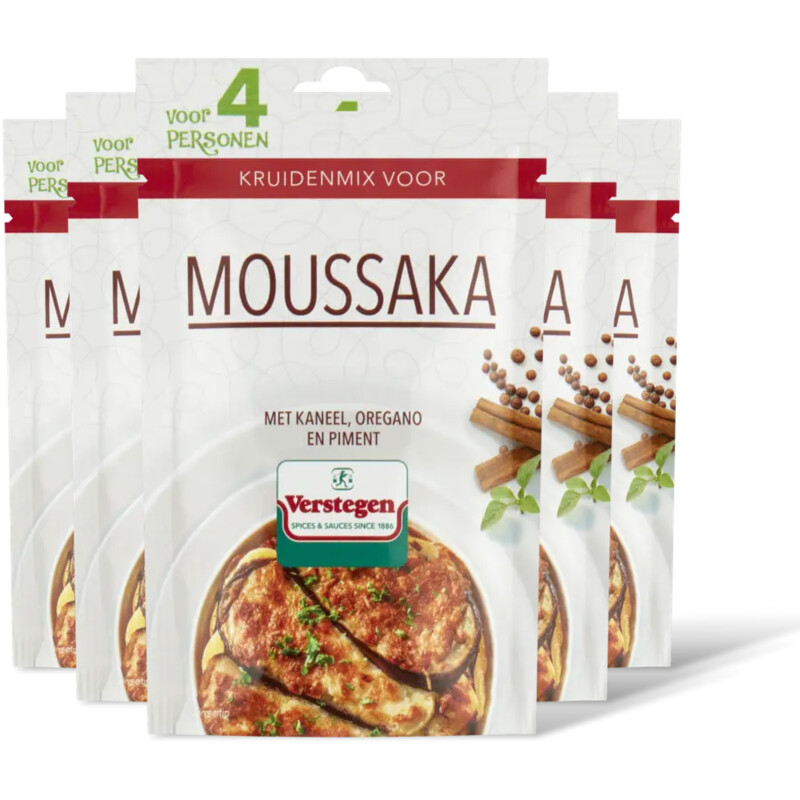 Verstegen Kruidenmix voor moussaka 5-pack