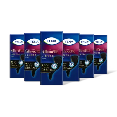 pdp-image-Tena Silhouette noir inlegkruisjes 6-pack