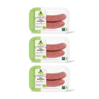 AH Biologisch Runderbraadworst 3-pack