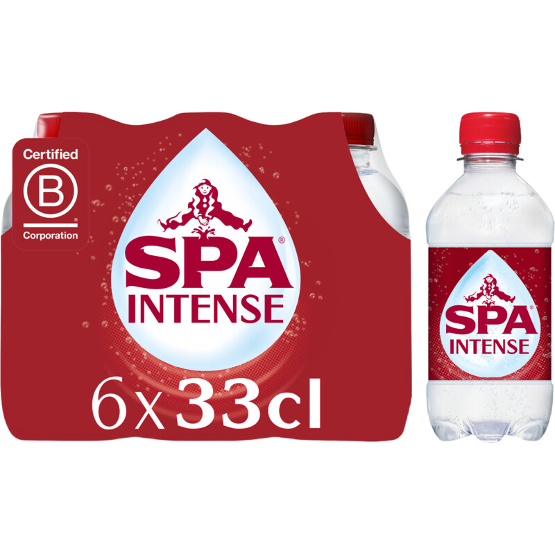 Spa Intense bruisend mineraalwater 6-pack