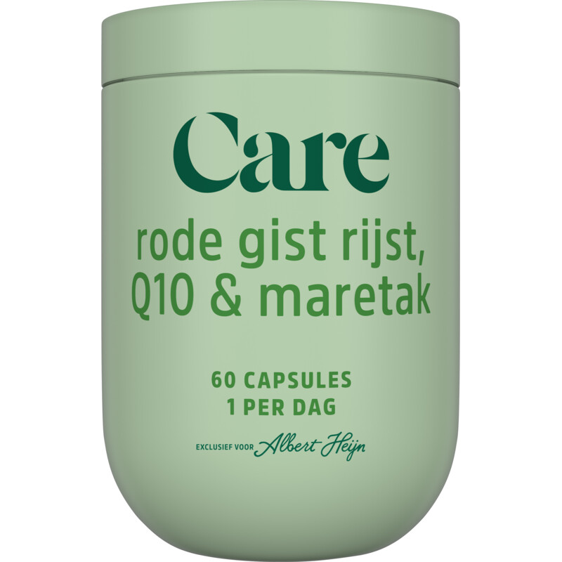Een afbeelding van Care Rode gist rijst, Q10 & maretak
