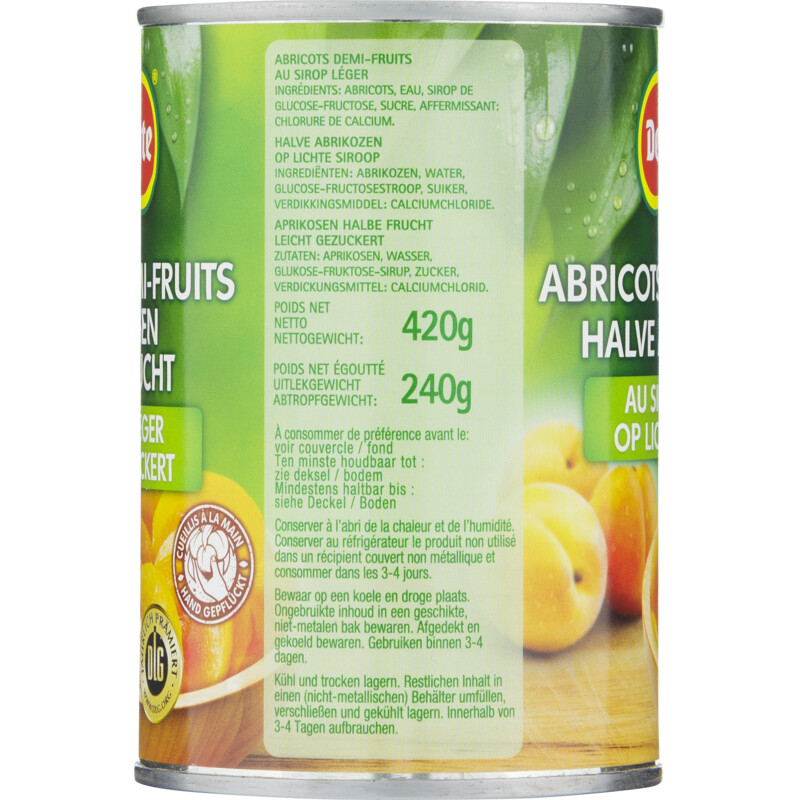 Een afbeelding van Del Monte Halve abrikozen op lichte siroop