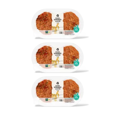 pdp-image-AH Scharrel kipburger jalapeno 2 stuks 3-pk