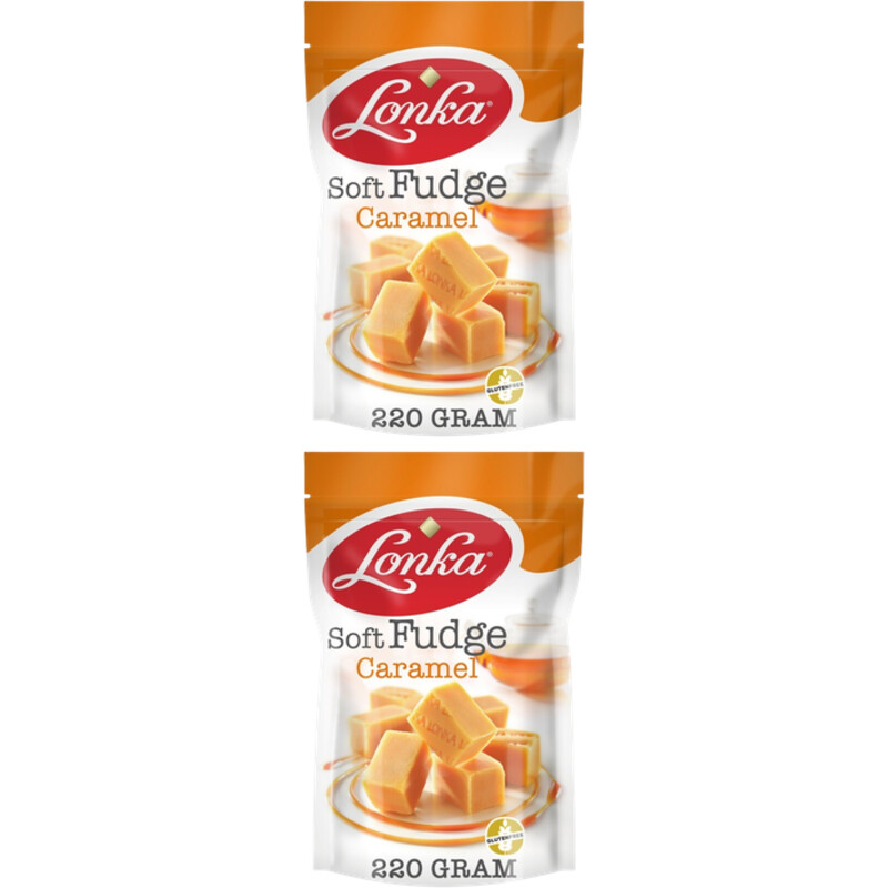 Een afbeelding van Lonka Fudge caramel 2-pack