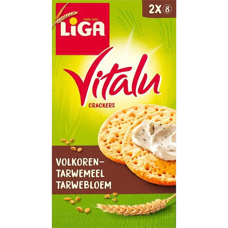 Liga Vitalu crackers volkoren tarwemeel