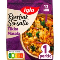 Een afbeelding van Iglo Roerbak sensatie tikka masala