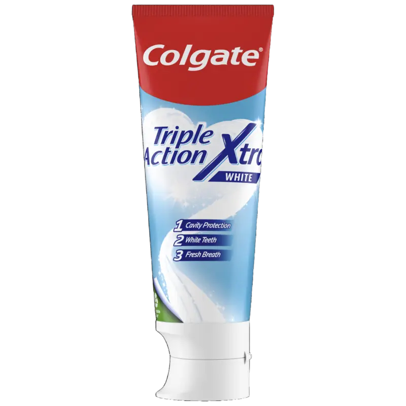 Triple action extra whitening tandpasta