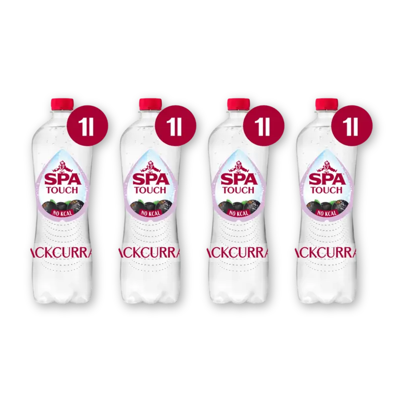 Spa Touch bruisend blackcurrant 4-pack