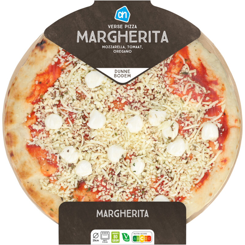 Een afbeelding van AH Verse pizza margherita