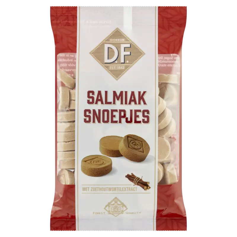 D.F. Salmiak Snoepjes met Zoethoutwortelextract