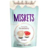 Miskets Witte chocolade aardbei