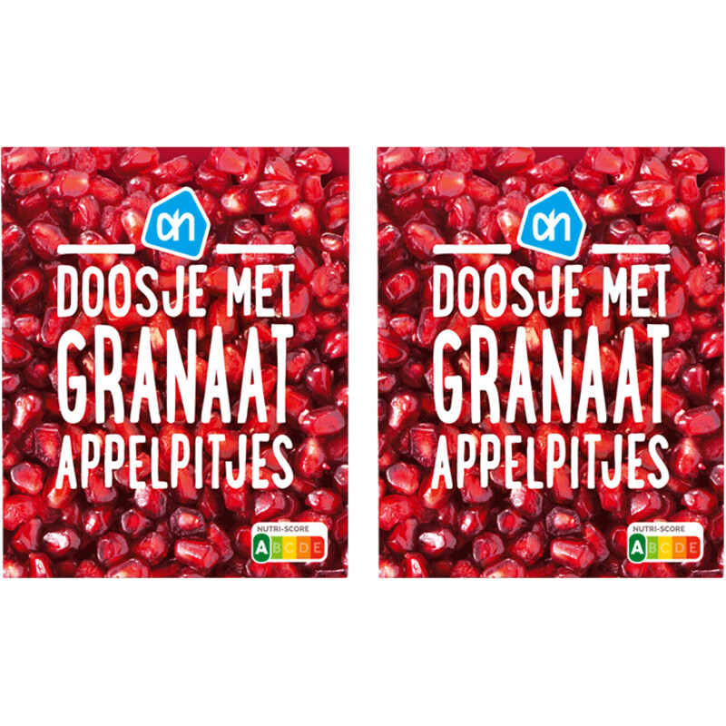 Een afbeelding van AH Doosje met granaatappelpitjes 2-pack