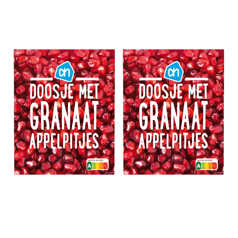 Doosje met granaatappelpitjes 2-pack