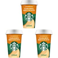 Een afbeelding van Starbucks Caramel macchiato 3-pack