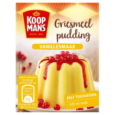 pdp-image-Koopmans Griesmeelpudding vanillesmaak