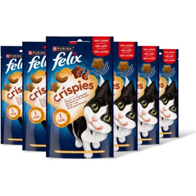pdp-image-Felix Crispies rund & kipsmaak kattensnack 6pk