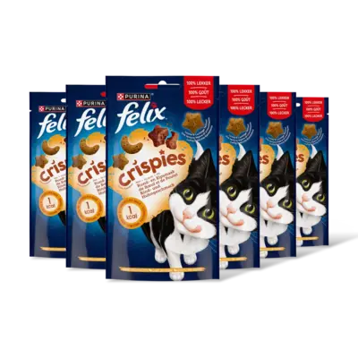 pdp-image-Felix Crispies rund & kipsmaak kattensnack 6pk
