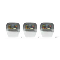 AH Bewaardoos 1,2 l vierkant 3-pack