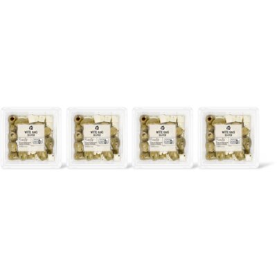 AH Witte kaas olijven 4-pack