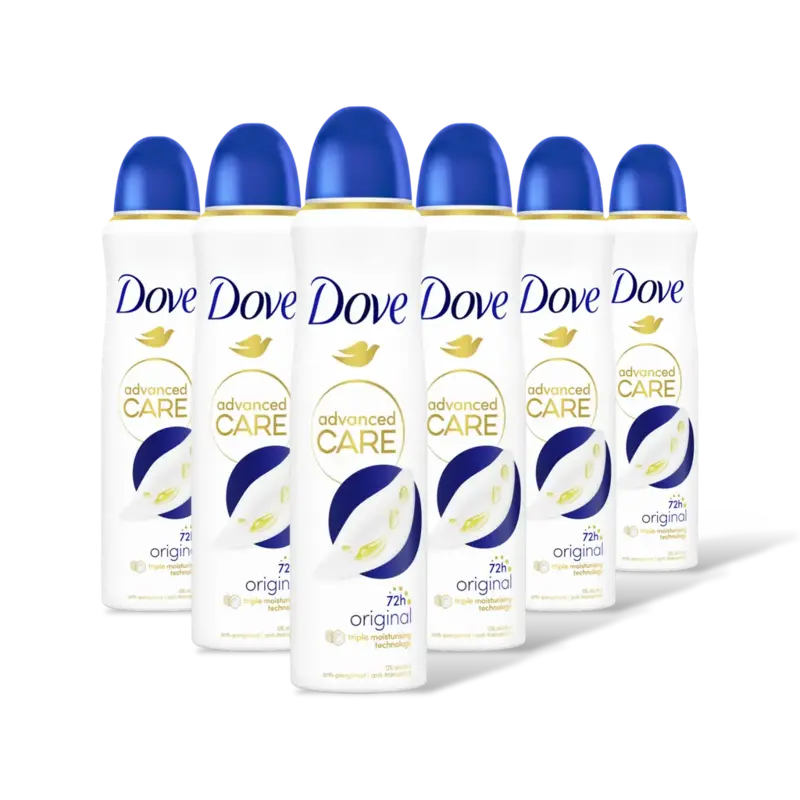 Dove Original deodorant spray 6-pack