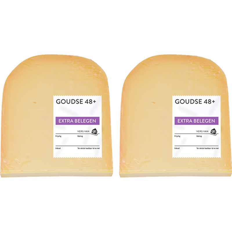 Een afbeelding van AH Goudse extra belegen 48+ stuk 2-pack