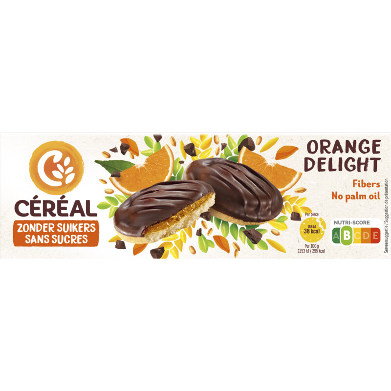 Céréal Orange delight koek zonder suikers bel
