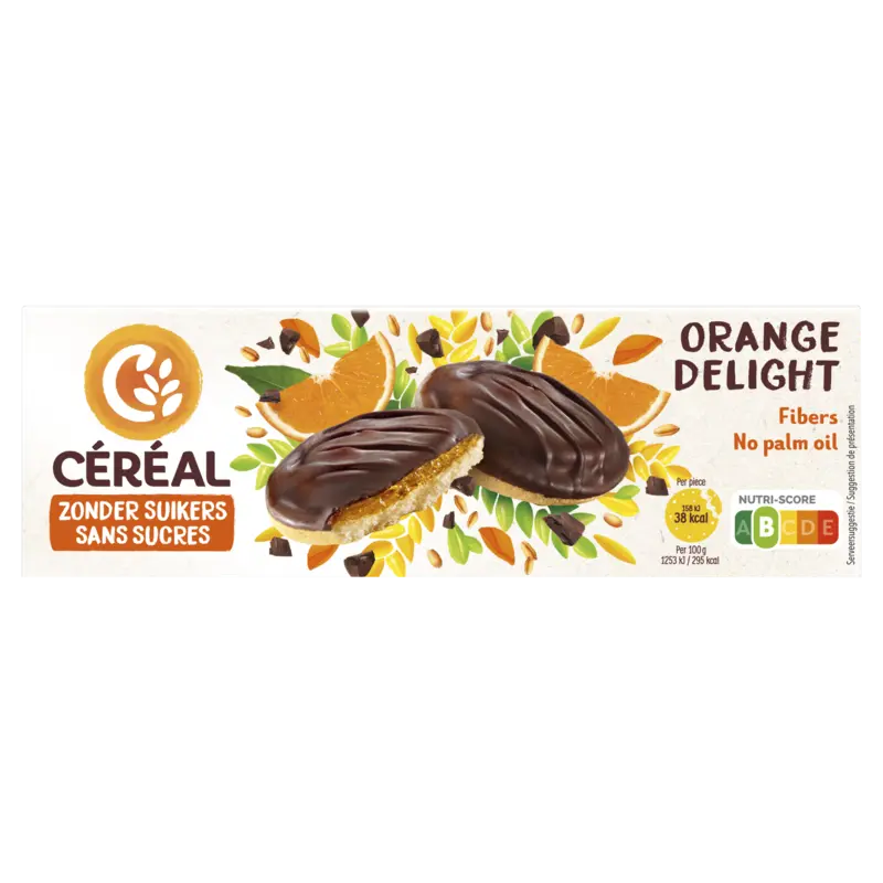 Céréal Orange delight koek zonder suikers bel