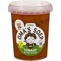 Oma's Tomaat met verse basilicum