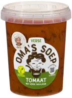 Oma's Tomaat met verse basilicum