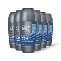 Dove Men+care clean comfort roller 6-pack