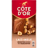 Côte d'Or Chocoladereep melk hele hazelnoten