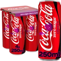 Coca-Cola Zero sugar cherry 4-pack